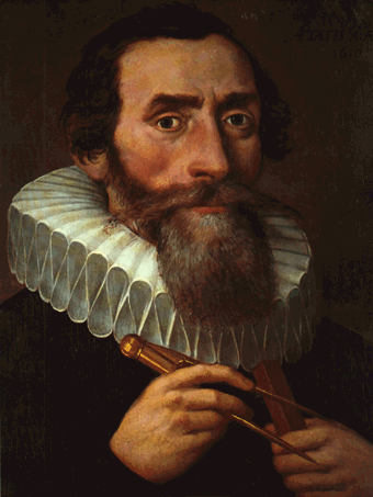 Johannes Kepler in Gro�aufnahme